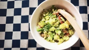 シャキシャキ【大根の葉と梅干しのふりかけ】